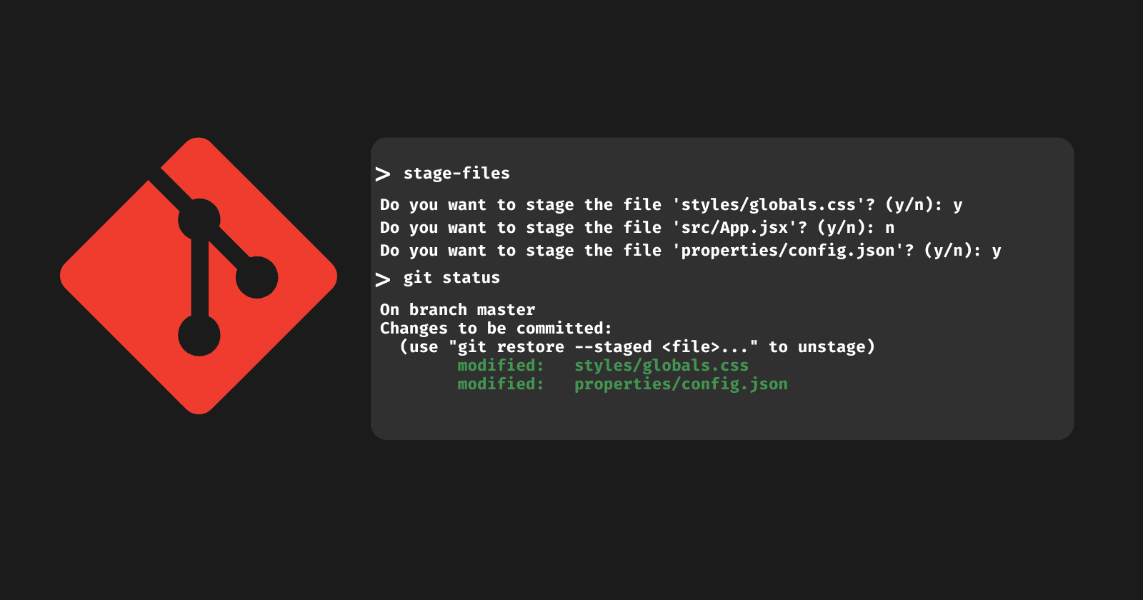 Git Add with a Prompt: Selectively Stage Files in Terminal